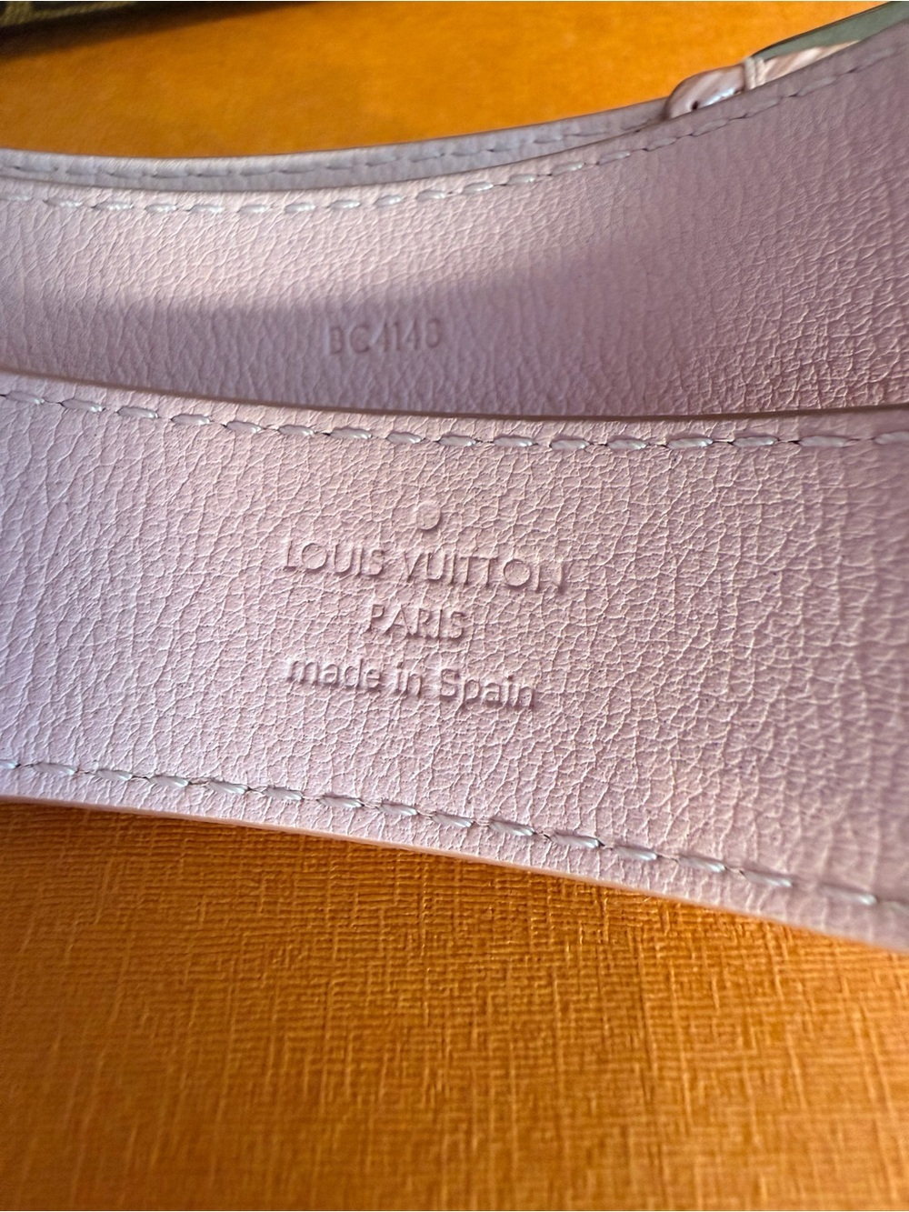 Louis Vuitton Pink Epi Belt - Picture 5 of 9